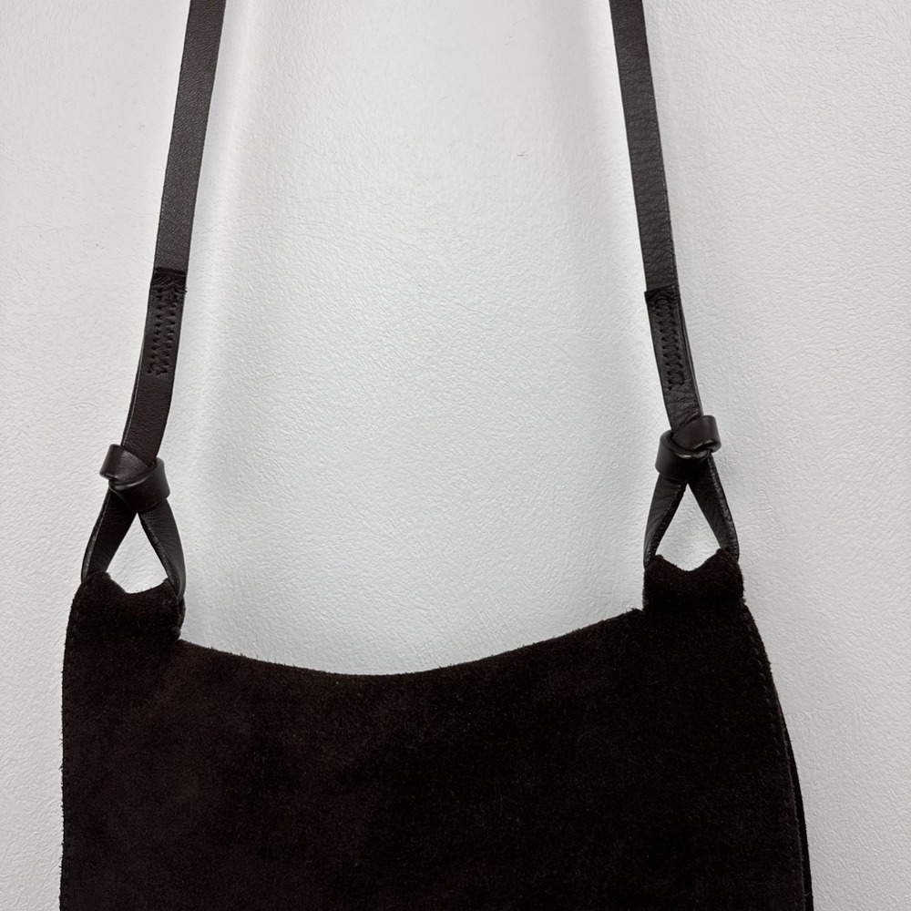 The Limited Purse Crossbody Genuine Brown Leather Beaded Work Multicolor Small - Picture 3 of 14